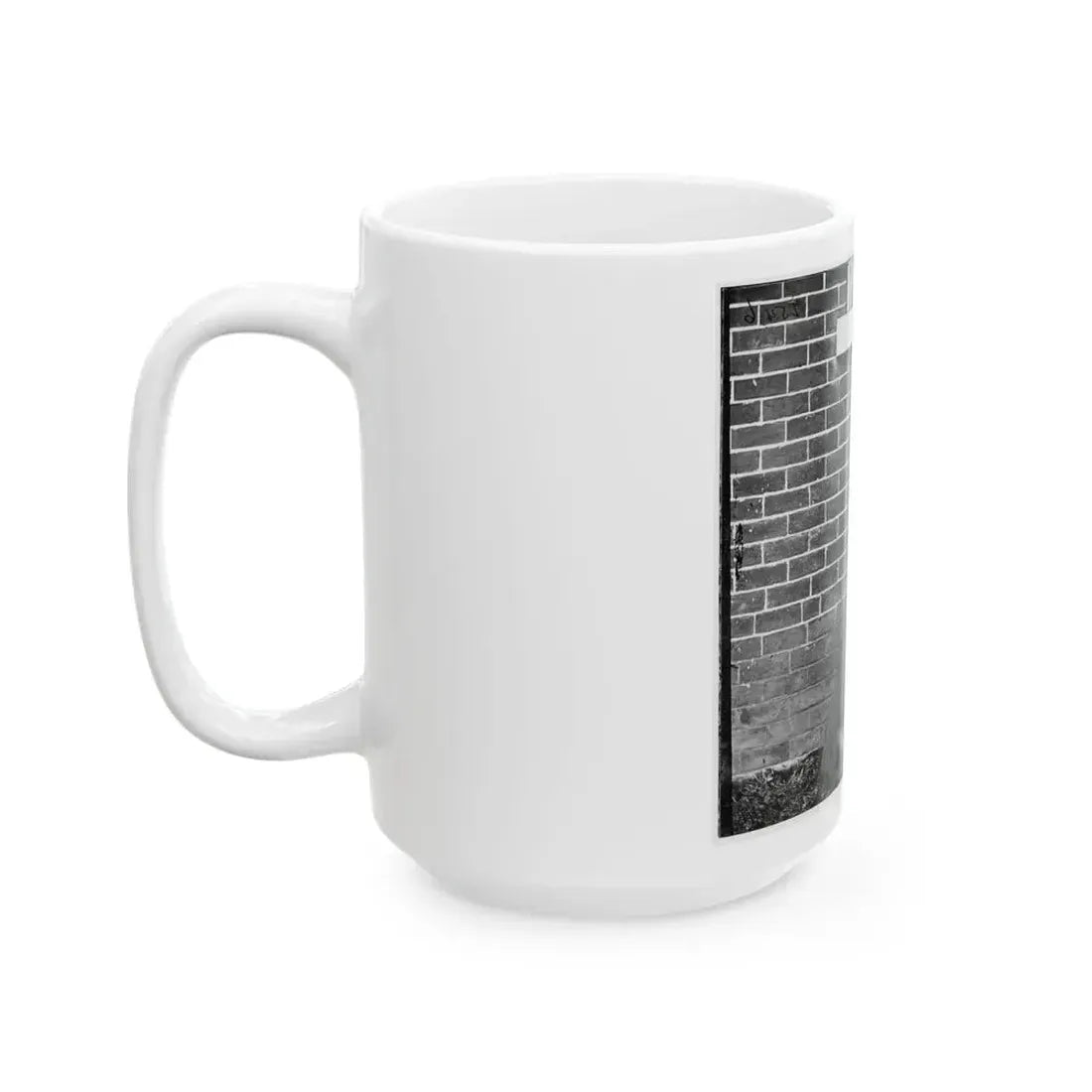Aiken's Landing, Virginia (Vicinity). Young Girl At Aiken House (U.S. Civil War) White Coffee Mug - Go Mug Yourself