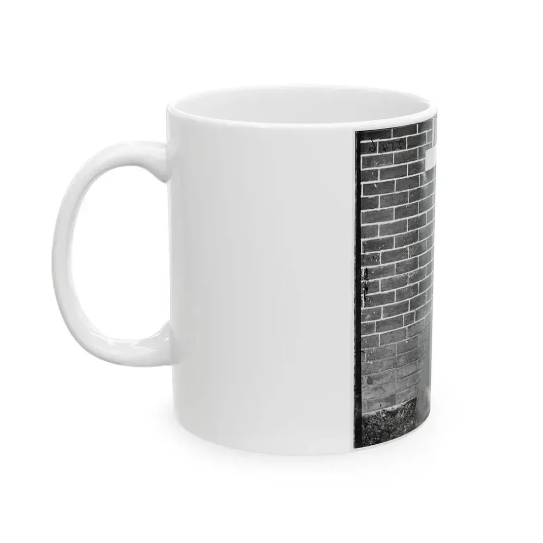 Aiken's Landing, Virginia (Vicinity). Young Girl At Aiken House (U.S. Civil War) White Coffee Mug - Go Mug Yourself