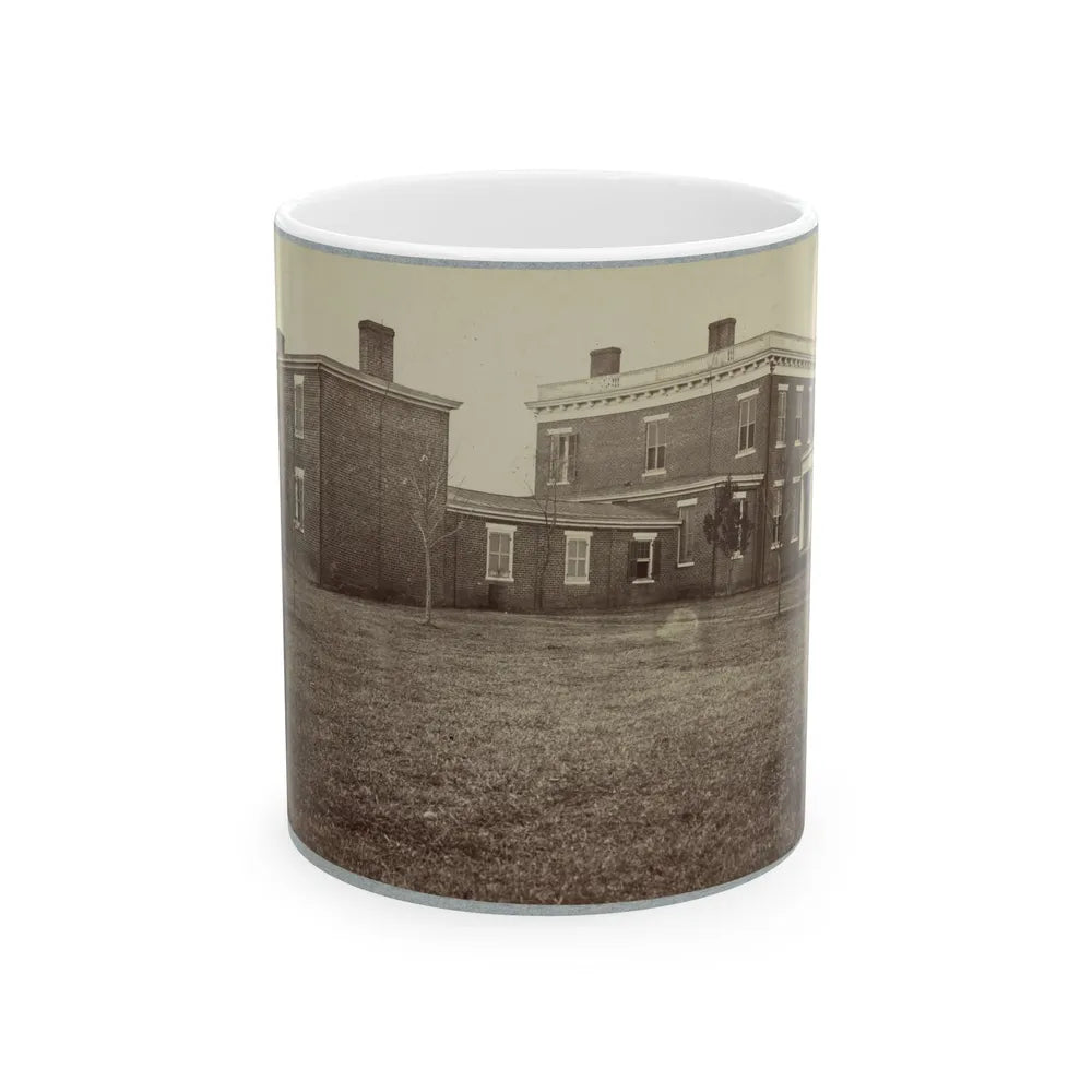 Aiken's House, James River, Va. 001 (U.S. Civil War) White Coffee Mug-11oz-Go Mug Yourself