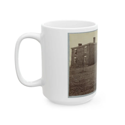 Aiken's House, James River, Va. 001 (U.S. Civil War) White Coffee Mug-Go Mug Yourself