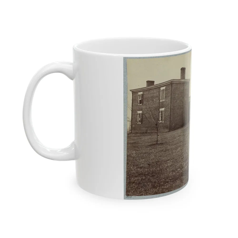 Aiken's House, James River, Va. 001 (U.S. Civil War) White Coffee Mug-Go Mug Yourself