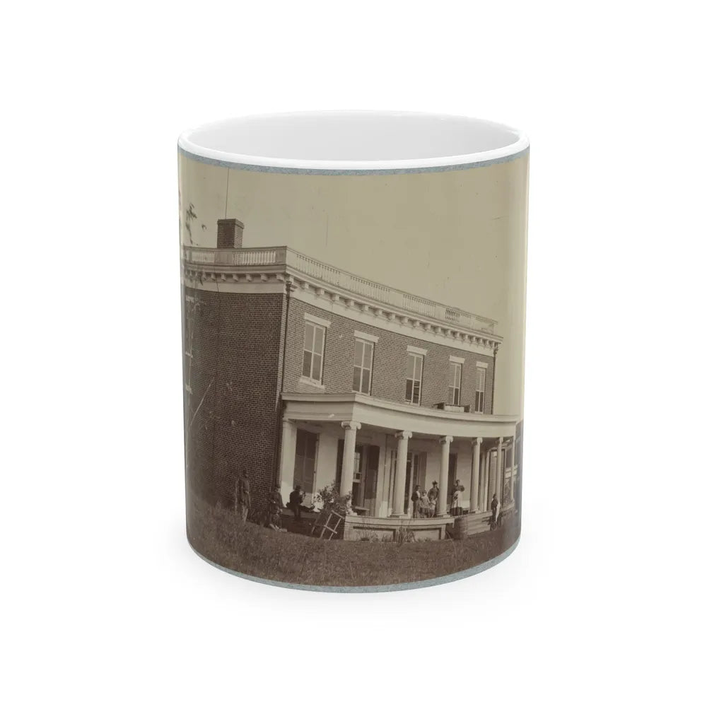 Aiken's House, James River, Va. 002(2) (U.S. Civil War) White Coffee Mug-11oz-Go Mug Yourself