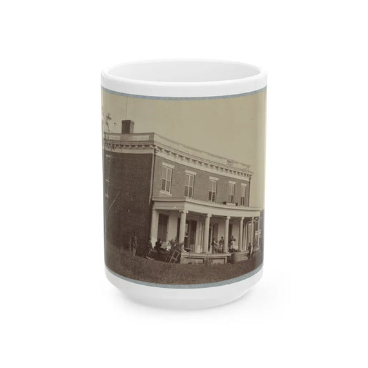 Aiken's House, James River, Va. 002(2) (U.S. Civil War) White Coffee Mug-15oz-Go Mug Yourself