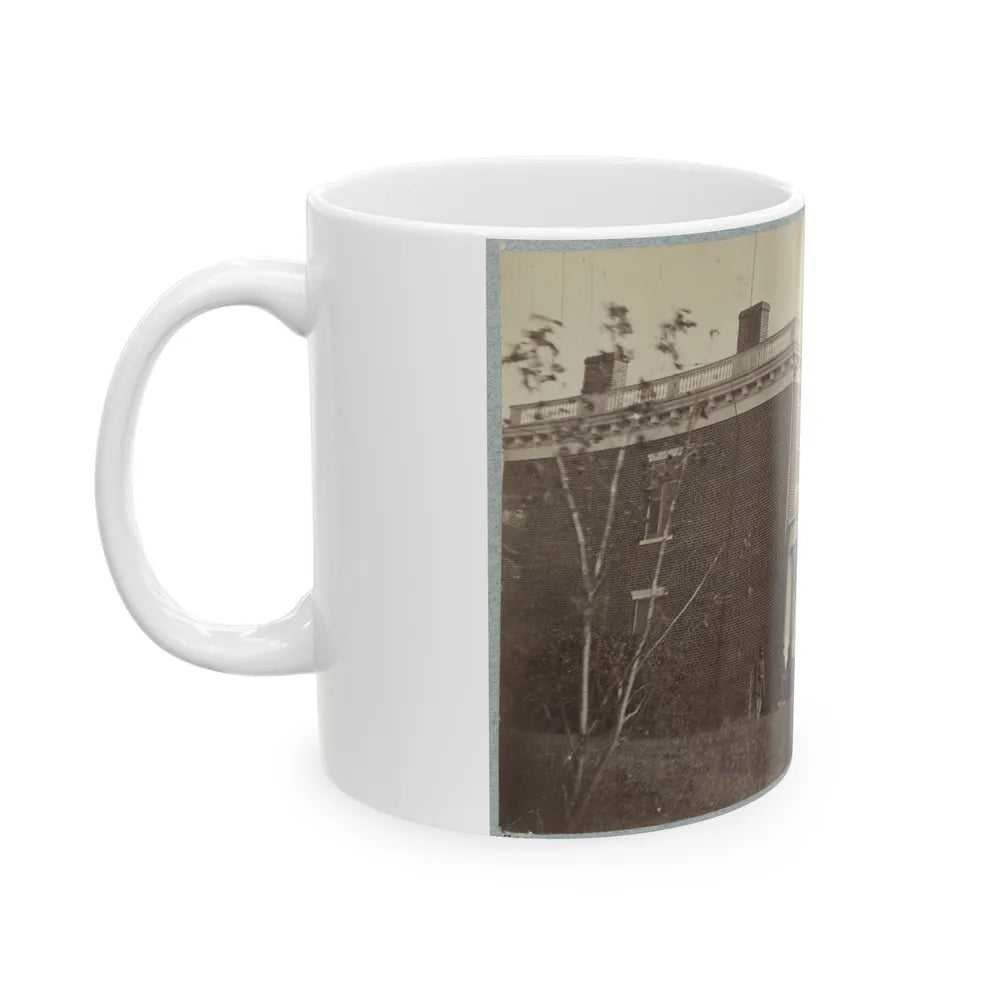 Aiken's House, James River, Va. 002(2) (U.S. Civil War) White Coffee Mug-Go Mug Yourself