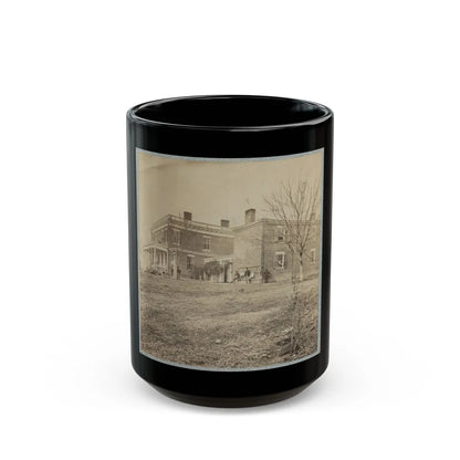 Aiken's House, James River, Va.(2) (U.S. Civil War) Black Coffee Mug-15oz-Go Mug Yourself