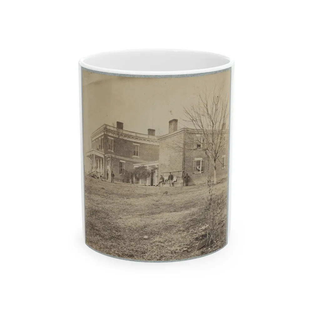 Aiken's House, James River, Va.(2) (U.S. Civil War) White Coffee Mug-11oz-Go Mug Yourself