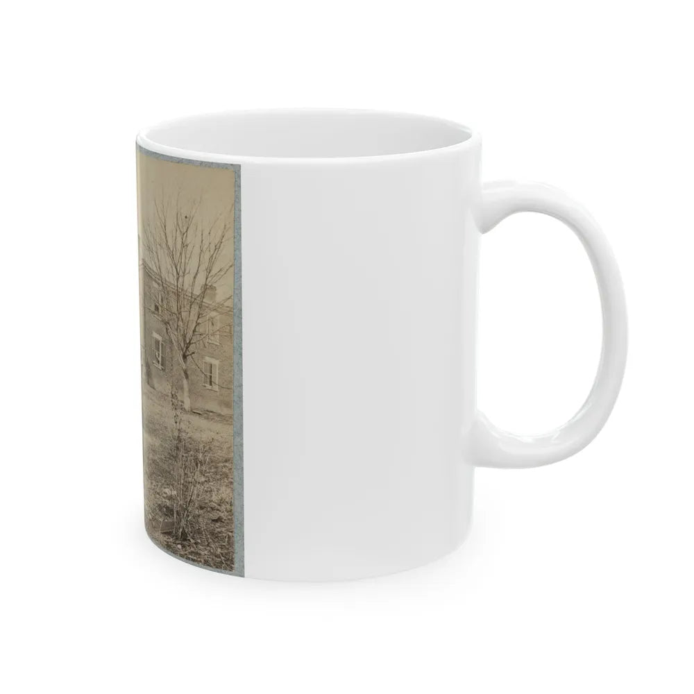 Aiken's House, James River, Va.(2) (U.S. Civil War) White Coffee Mug-Go Mug Yourself