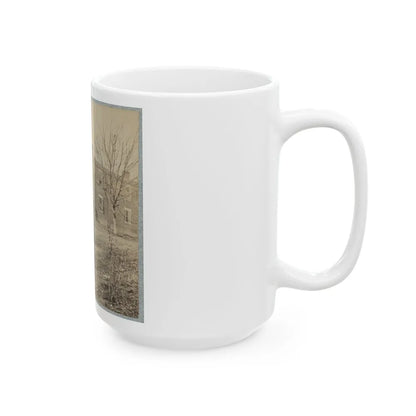 Aiken's House, James River, Va.(2) (U.S. Civil War) White Coffee Mug-Go Mug Yourself