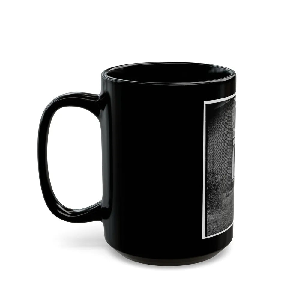 Aiken's Landing, Virginia (Vicinity). Aiken House On James River (U.S. Civil War) Black Coffee Mug-Go Mug Yourself