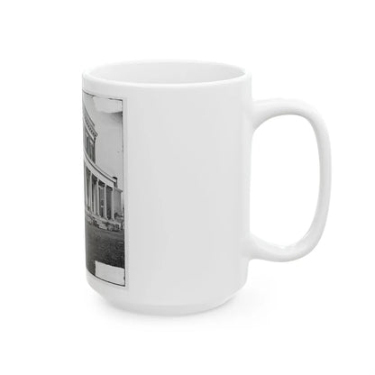 Aiken's Landing, Virginia (Vicinity). Aiken House On James River (U.S. Civil War) White Coffee Mug-Go Mug Yourself