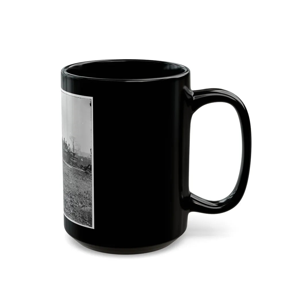 Aiken's Landing, Virginia (Vicinity). Negro Group At Aiken's Farm (U.S. Civil War) Black Coffee Mug-Go Mug Yourself