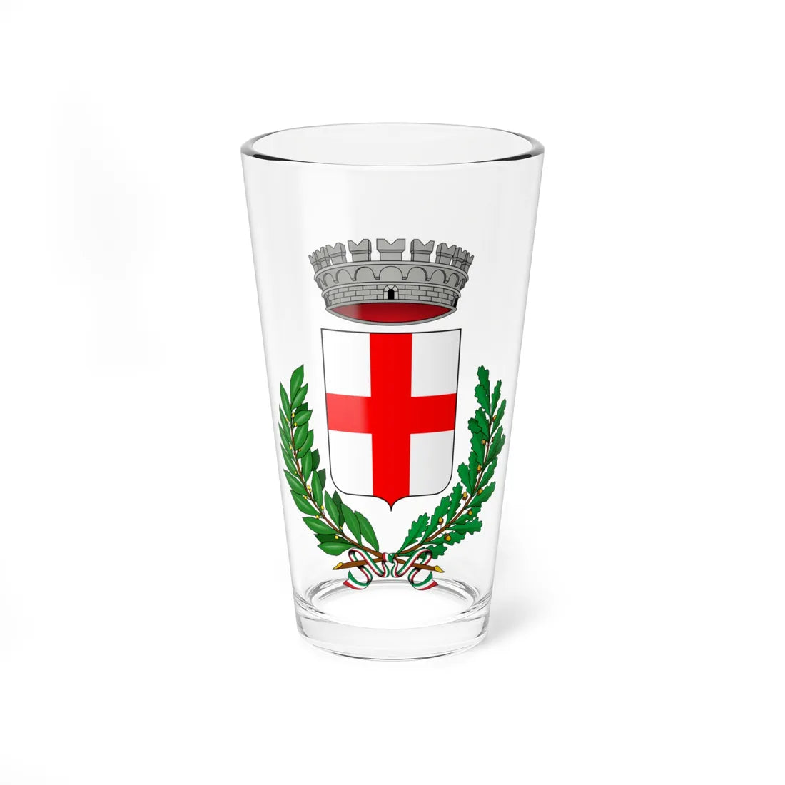 Ailoche-Stemma (Italy) (Coat of Arms) Pint Glass 16oz 16oz - Go Mug Yourself
