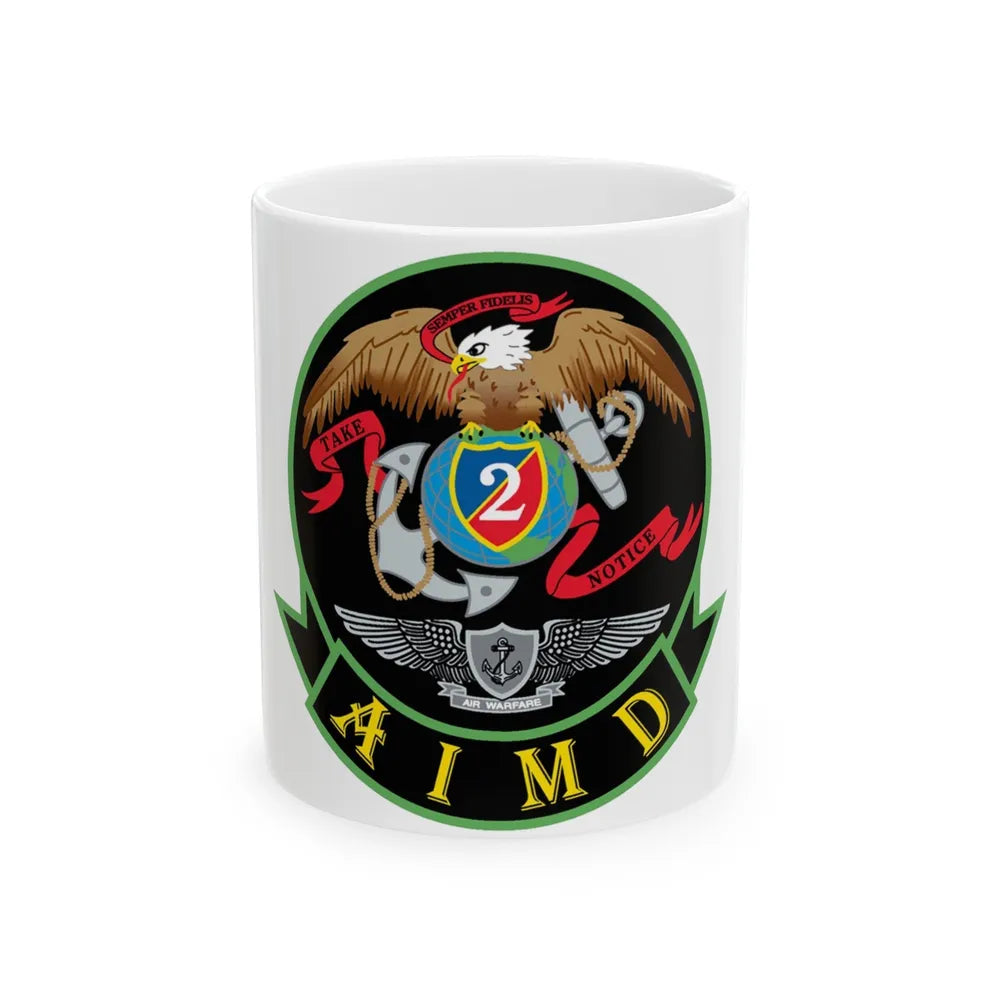 AIMD Two (U.S. Navy) White Coffee Mug-11oz-Go Mug Yourself