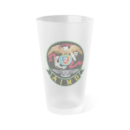 AIMD Two (U.S. Navy) Frosted Pint Glass 16oz Default Title - Go Mug Yourself