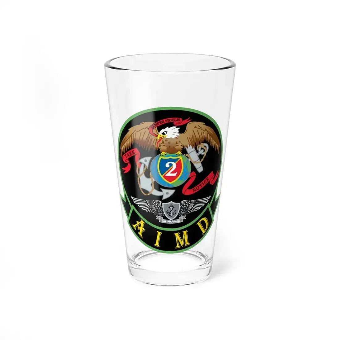 AIMD Two (U.S. Navy) Pint Glass 16oz - Go Mug Yourself