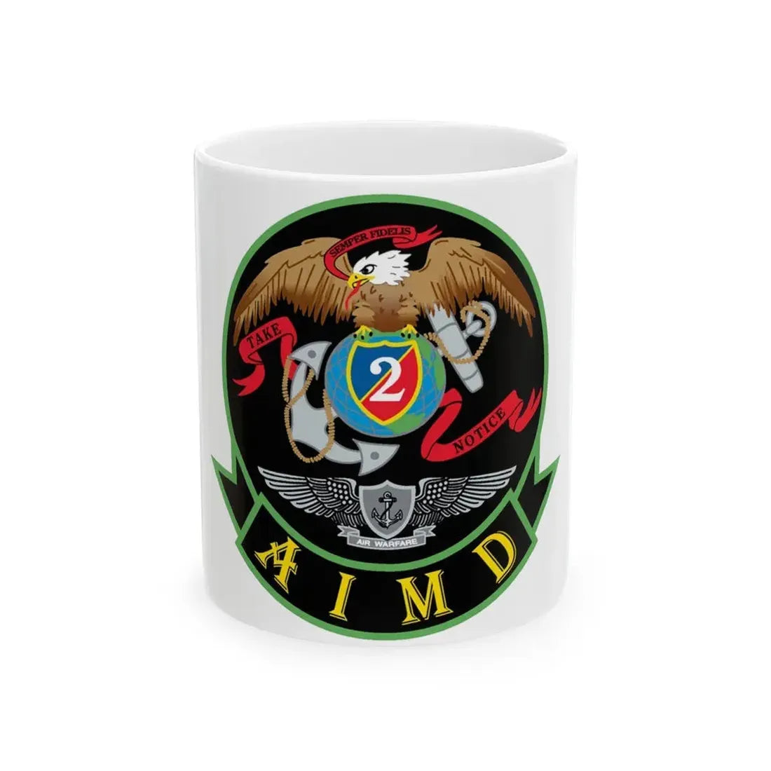 AIMD Two (U.S. Navy) White Coffee Mug 11oz - Go Mug Yourself