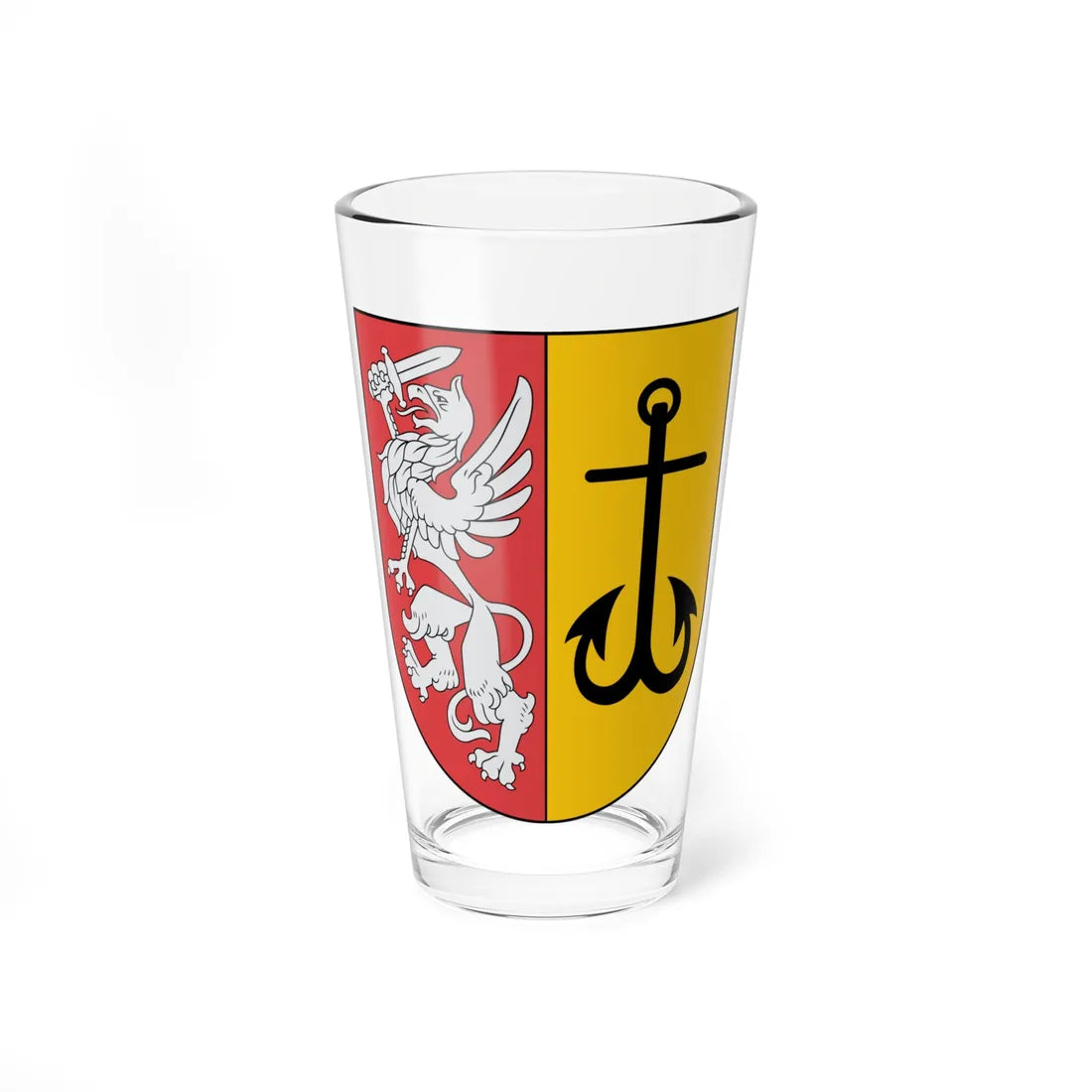 Ainazi COA (Latvia) (Coat of Arms) Pint Glass 16oz 16oz - Go Mug Yourself