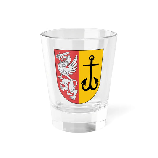 Ainazi COA (Latvia) (Coat of Arms) Shot Glass 1.5oz 1.5oz - Go Mug Yourself