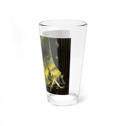 Air Attack, Man's magazine illustration (Magazine Illustration) Pint Glass 16oz - Go Mug Yourself