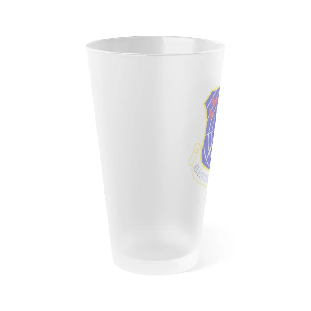 Air & Cyberspace Intelligence Group (U.S. Air Force) Frosted Pint Glass 16oz-Go Mug Yourself