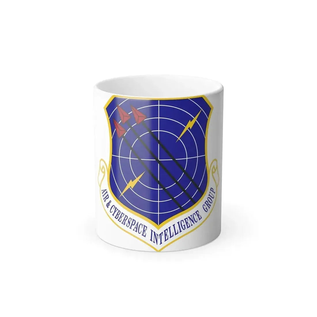 Air & Cyberspace Intelligence Group (U.S. Air Force) Color Changing Coffee Mug 11oz - Go Mug Yourself