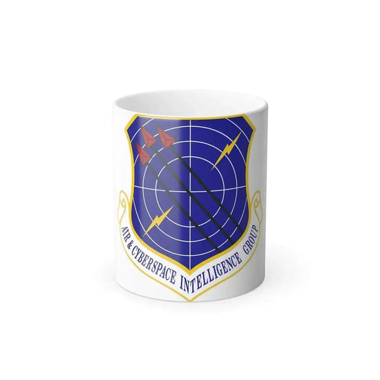 Air & Cyberspace Intelligence Group (U.S. Air Force) Color Changing Coffee Mug 11oz - Go Mug Yourself