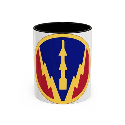 Air Defense Artillery Center and School (U.S. Army) Accent Coffee Mug 11oz Black - Go Mug Yourself