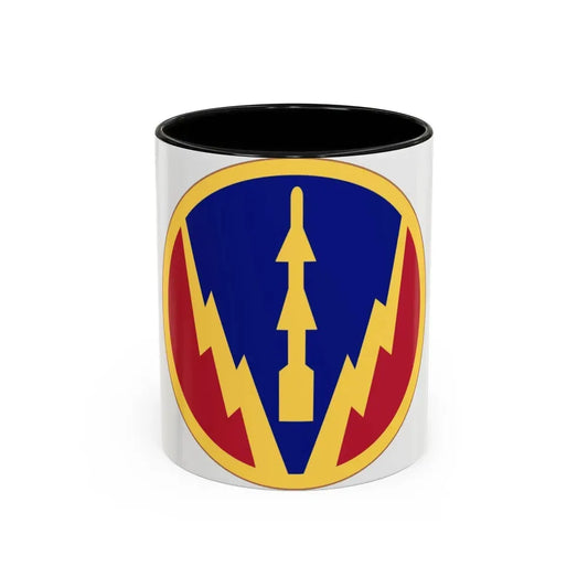 Air Defense Artillery Center and School (U.S. Army) Accent Coffee Mug 11oz Black - Go Mug Yourself