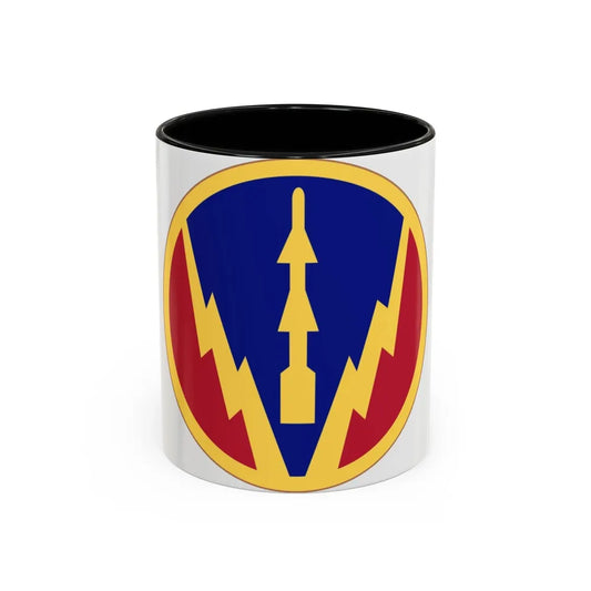 Air Defense Artillery Center and School (U.S. Army) Accent Coffee Mug 11oz Black - Go Mug Yourself