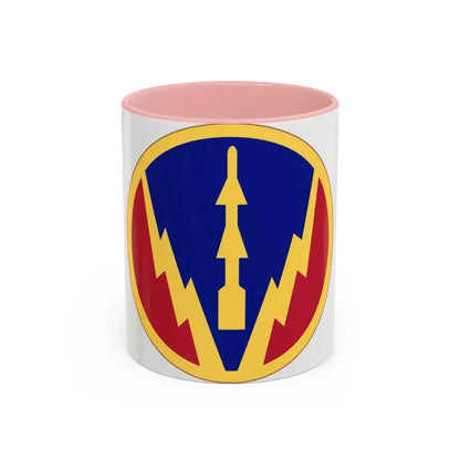 Air Defense Artillery Center and School (U.S. Army) Accent Coffee Mug 11oz Pink - Go Mug Yourself
