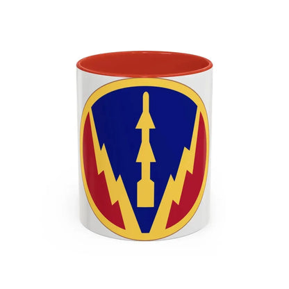 Air Defense Artillery Center and School (U.S. Army) Accent Coffee Mug 11oz Red - Go Mug Yourself