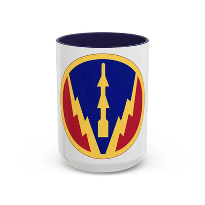 Air Defense Artillery Center and School (U.S. Army) Accent Coffee Mug 15oz Navy - Go Mug Yourself