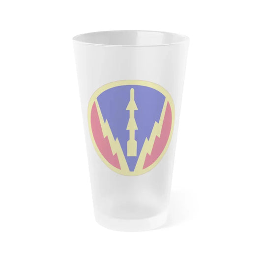Air Defense Artillery Center and School (U.S. Army) Frosted Pint Glass 16oz Default Title - Go Mug Yourself