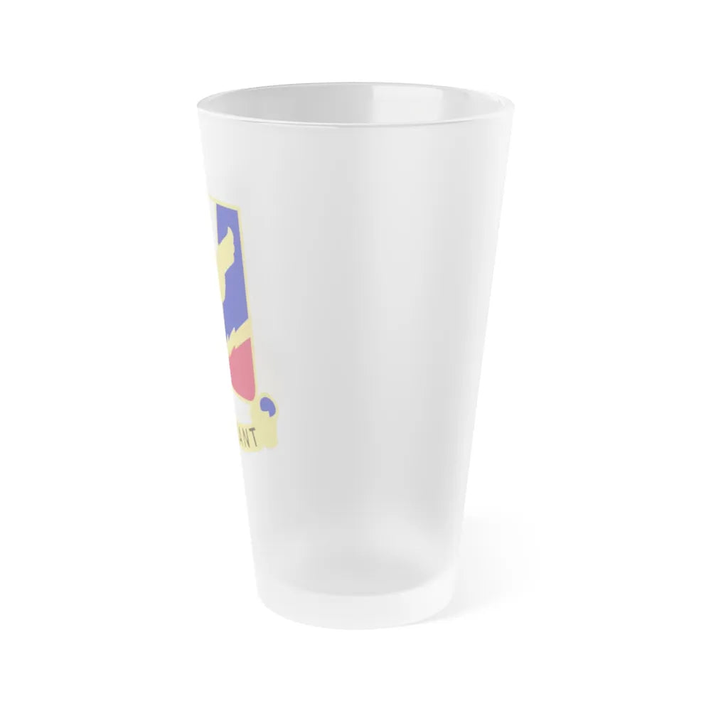 Air Defense Artillery Center and School v2 (U.S. Army) Frosted Pint Glass 16oz-Go Mug Yourself