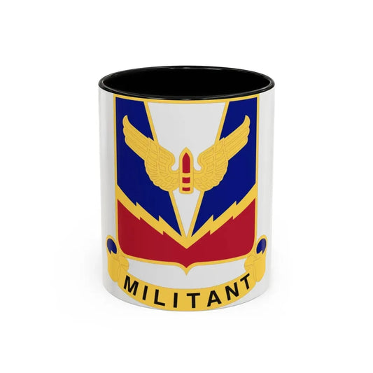 Air Defense Artillery Center and School v2 (U.S. Army) Accent Coffee Mug 11oz Black - Go Mug Yourself