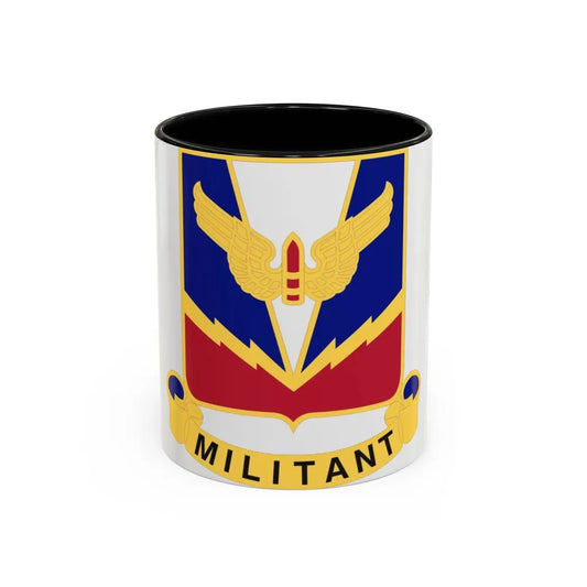Air Defense Artillery Center and School v2 (U.S. Army) Accent Coffee Mug 11oz Black - Go Mug Yourself