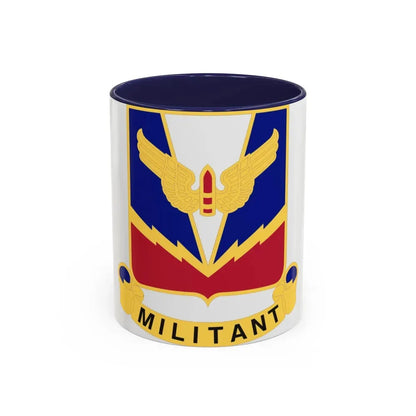Air Defense Artillery Center and School v2 (U.S. Army) Accent Coffee Mug 11oz Navy - Go Mug Yourself