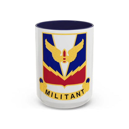 Air Defense Artillery Center and School v2 (U.S. Army) Accent Coffee Mug 15oz Navy - Go Mug Yourself