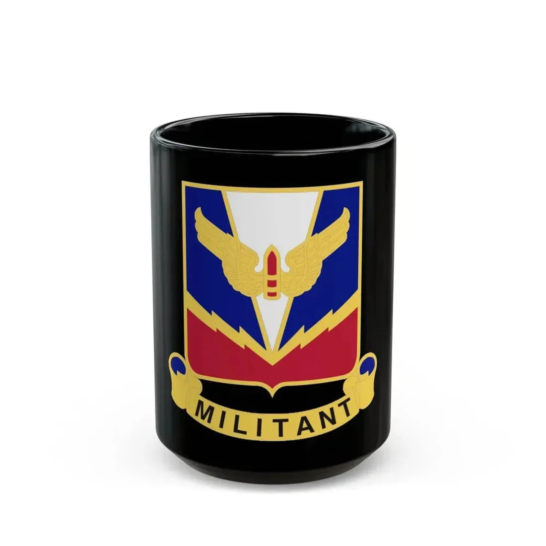 Air Defense Artillery Center and School v2 (U.S. Army) Black Coffee Mug 15oz - Go Mug Yourself