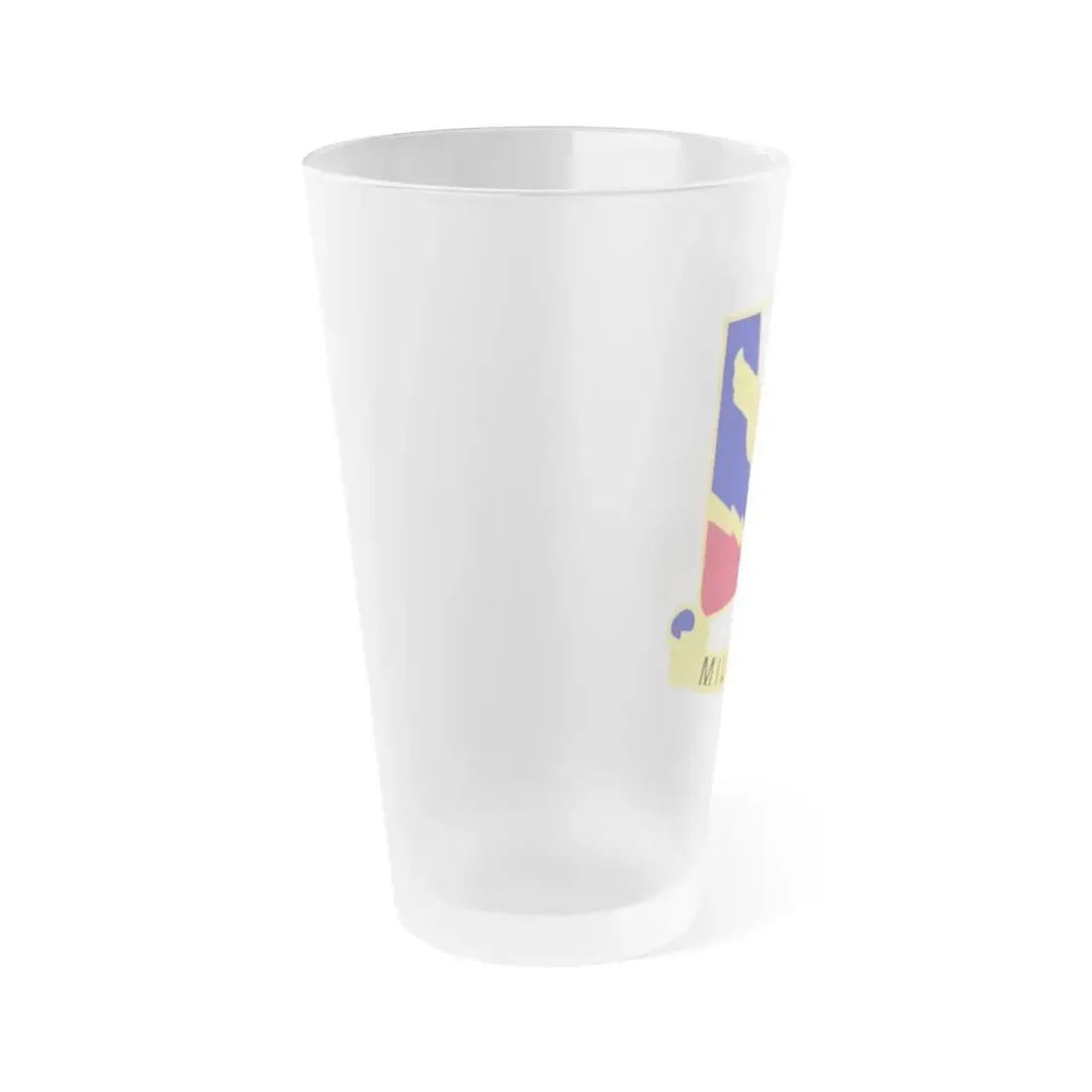 Air Defense Artillery Center and School v2 (U.S. Army) Frosted Pint Glass 16oz - Go Mug Yourself