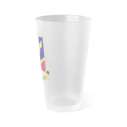 Air Defense Artillery Center and School v2 (U.S. Army) Frosted Pint Glass 16oz - Go Mug Yourself