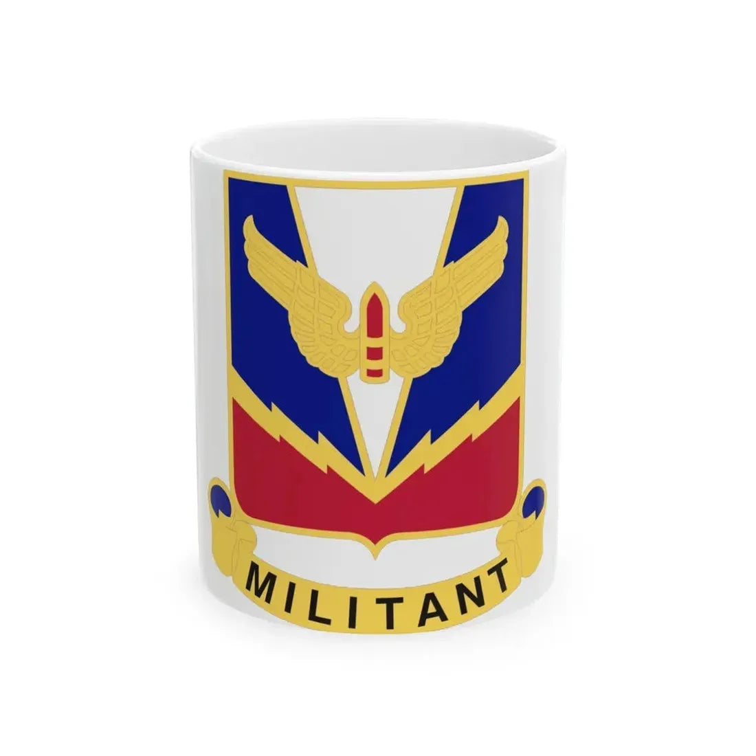 Air Defense Artillery Center and School v2 (U.S. Army) White Coffee Mug 11oz - Go Mug Yourself