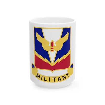 Air Defense Artillery Center and School v2 (U.S. Army) White Coffee Mug 15oz - Go Mug Yourself