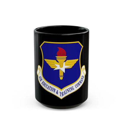 Air Education and Training Command (U.S. Air Force) Black Coffee Mug-15oz-Go Mug Yourself