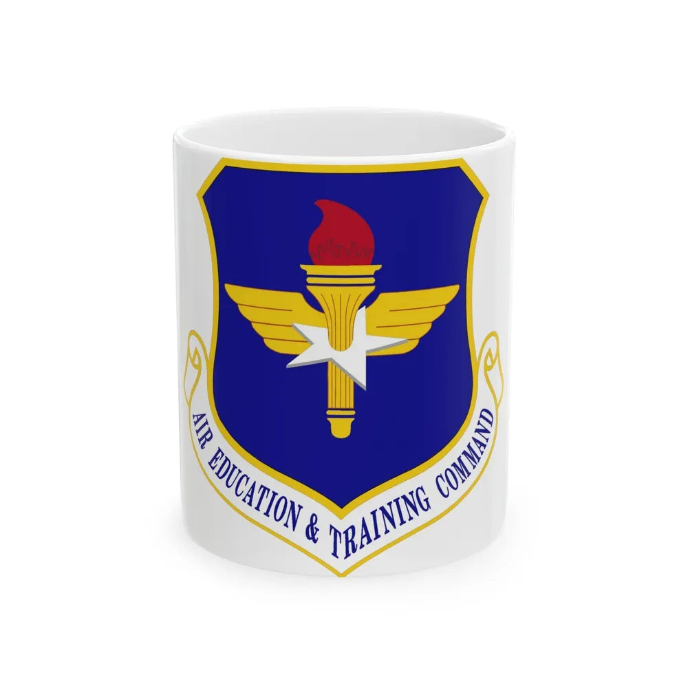 Air Education and Training Command (U.S. Air Force) White Coffee Mug-11oz-Go Mug Yourself