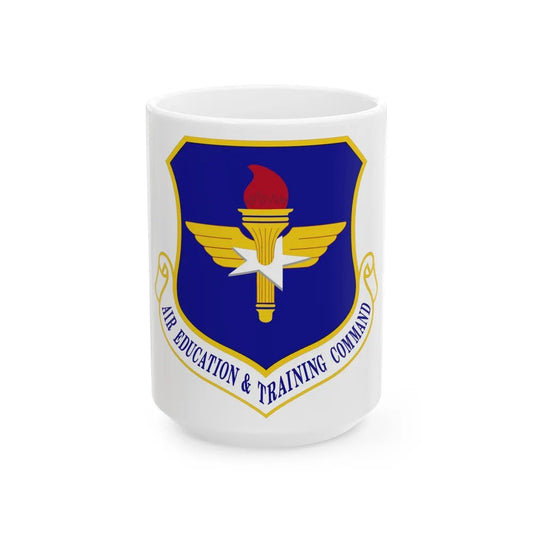 Air Education and Training Command (U.S. Air Force) White Coffee Mug-15oz-Go Mug Yourself