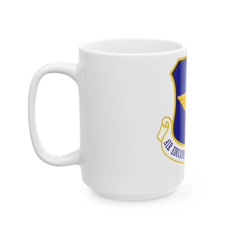 Air Education and Training Command (U.S. Air Force) White Coffee Mug-Go Mug Yourself