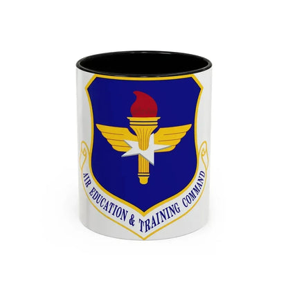 Air Education and Training Command (U.S. Air Force) Accent Coffee Mug 11oz Black - Go Mug Yourself