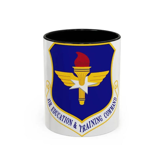 Air Education and Training Command (U.S. Air Force) Accent Coffee Mug 11oz Black - Go Mug Yourself