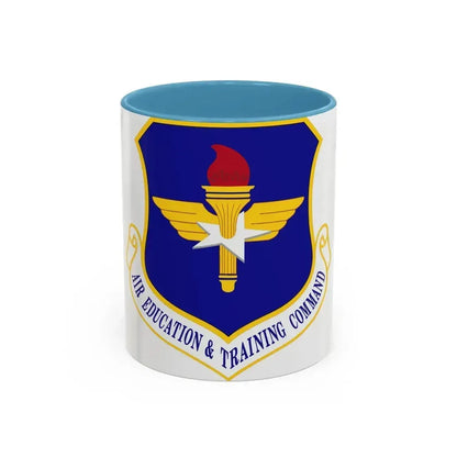 Air Education and Training Command (U.S. Air Force) Accent Coffee Mug 11oz Light Blue - Go Mug Yourself